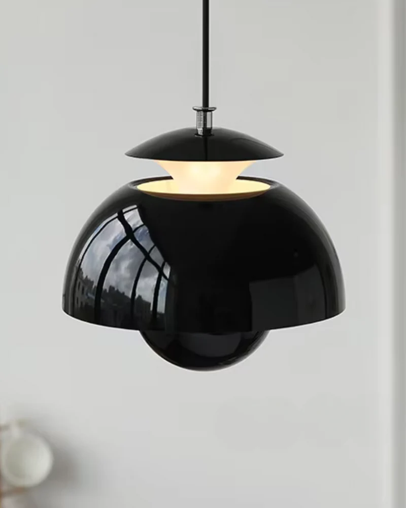 Minimalistische Hanglamp Wit Rond Design Scandinavisch Interieur Eetkamer Slaapkamer Woonkamer Sfeerverlichting | Sansoti