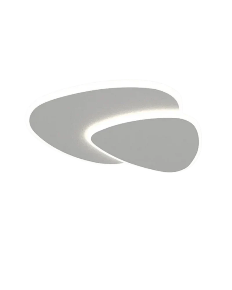 Plafondlamp Asymmetrisch Ontwerp LED Verlichting Warm Licht Modern Interieur Woonkamer Slaapkamer Eetkamer Minimalistische Designlamp | Sansoti