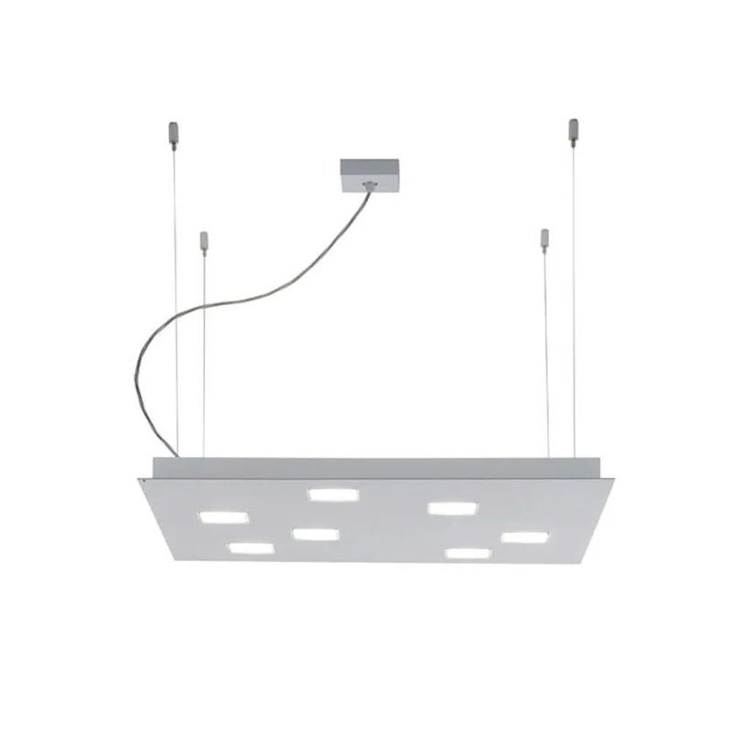 Fabbian Quarter LED-Pendelleuchte quadratisch