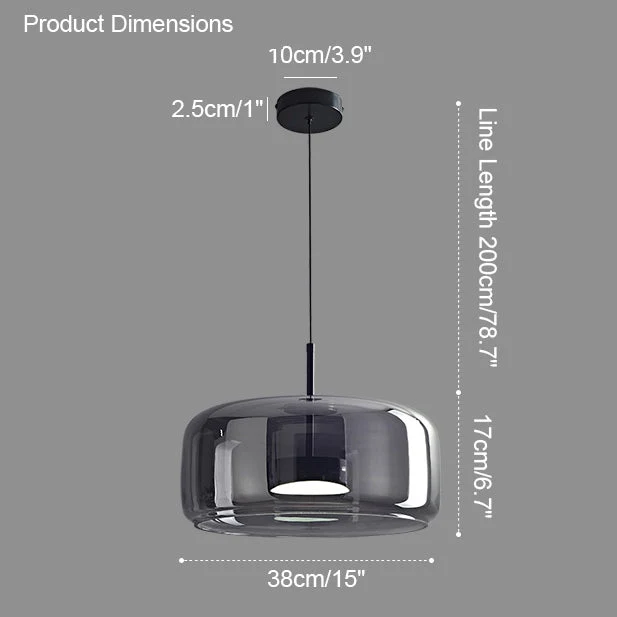 Hanglamp Geblazen Glas Amber Goud Rond Verstelbaar Eettafel Woonkamer Modern | Sansoti