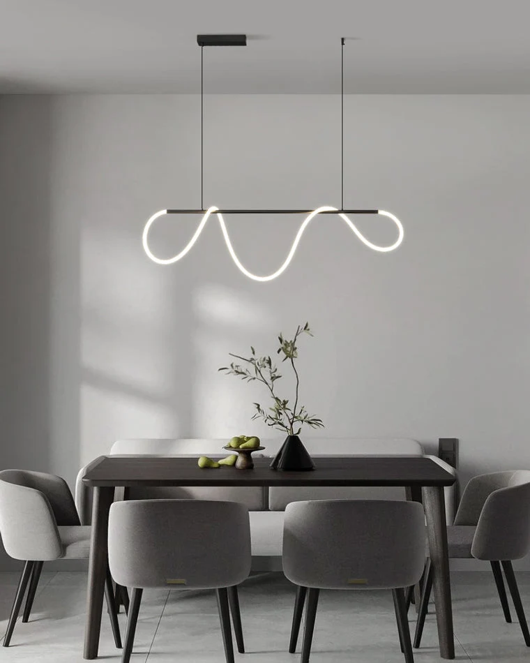 Hanglamp Touw Led Cirkel Messing Dimbaar 3 Maten Eetkamer Woonkamer Minimalistisch | Sansoti