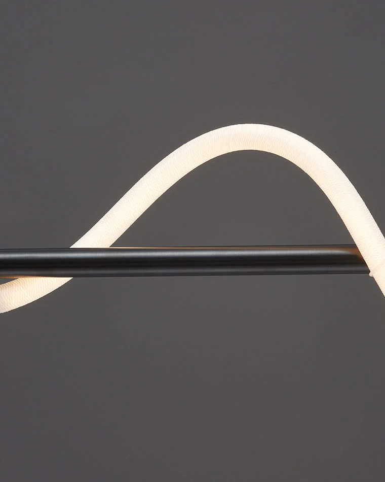 Hanglamp Touw Led Cirkel Messing Dimbaar 3 Maten Eetkamer Woonkamer Minimalistisch | Sansoti