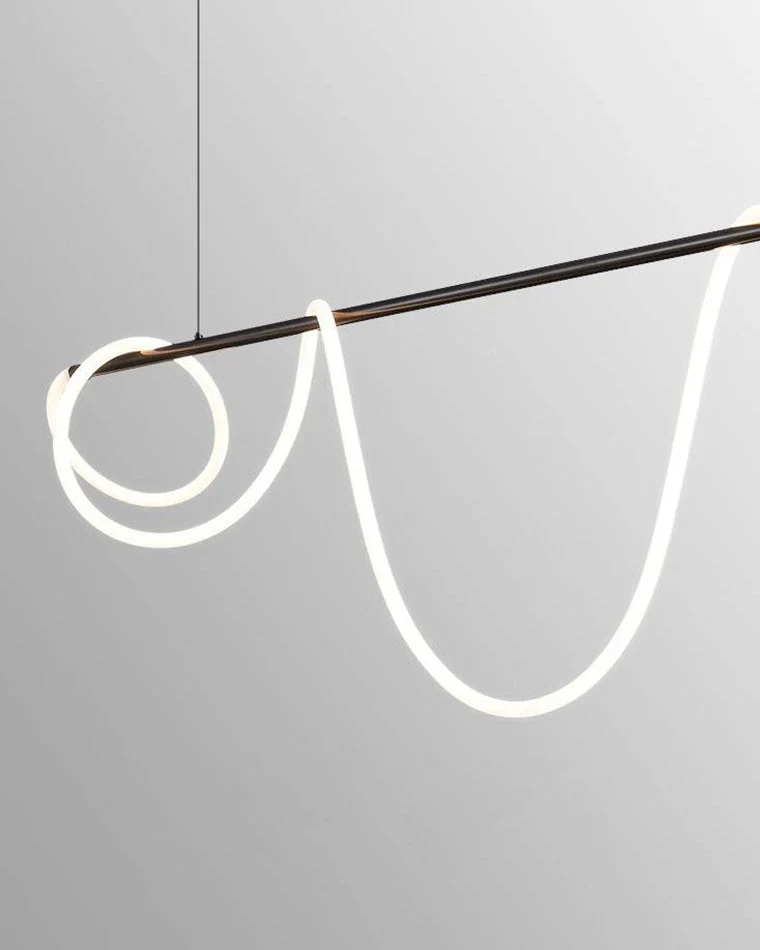 Hanglamp Touw Led Cirkel Messing Dimbaar 3 Maten Eetkamer Woonkamer Minimalistisch | Sansoti