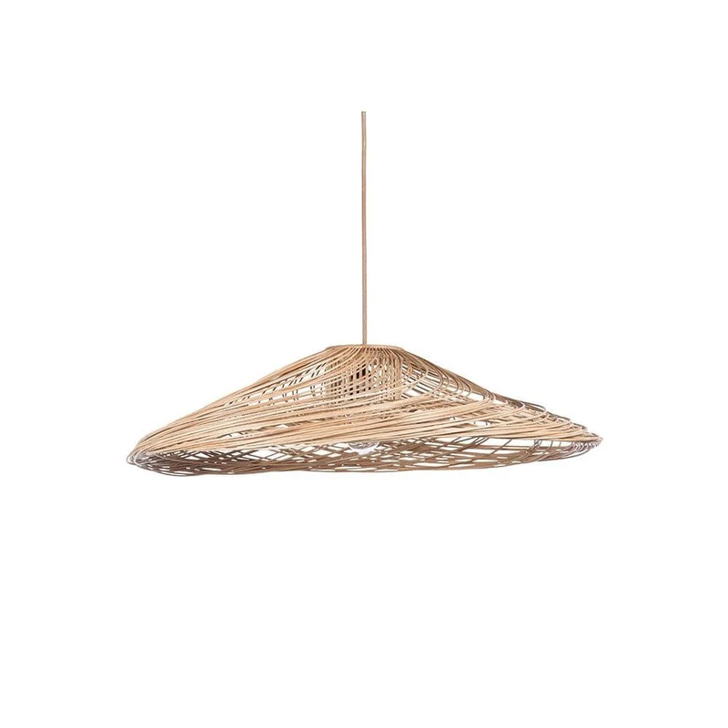 Forestier Rattan-Pendelleuchte Satelise