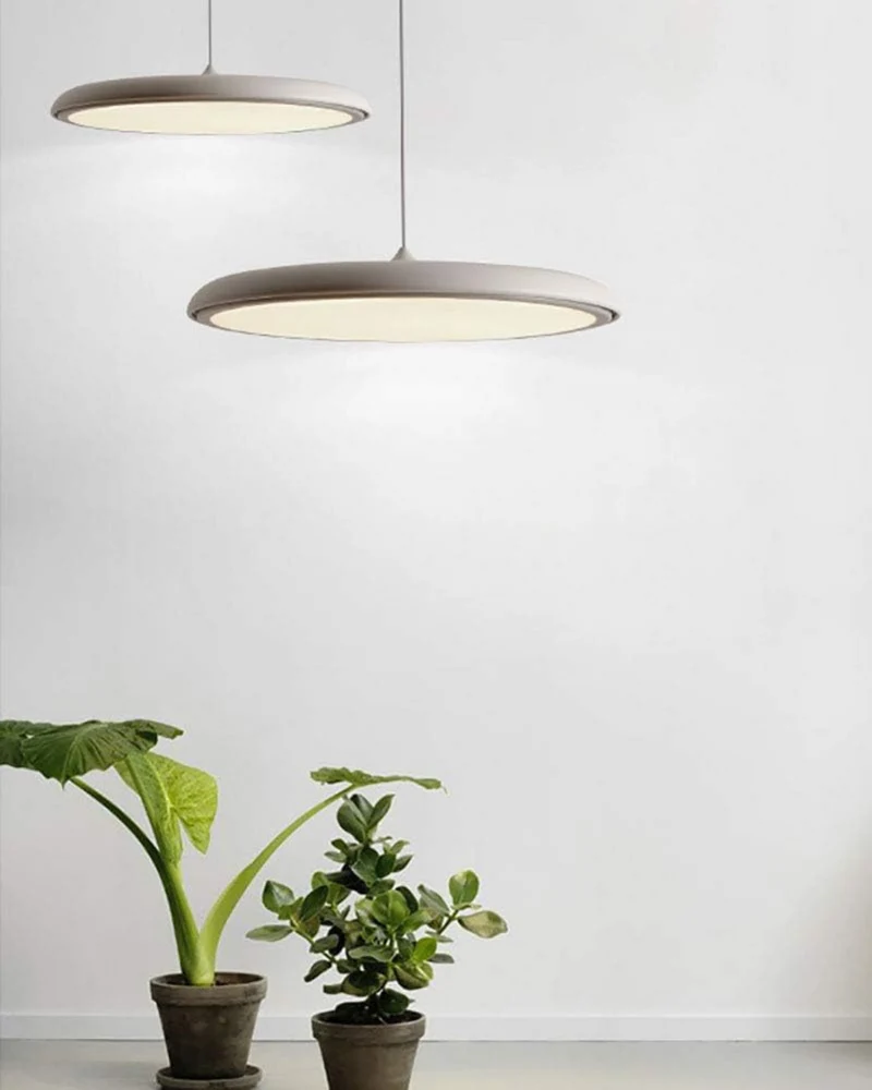 Ronde Hanglamp met Zachte Lichtverspreiding Zwart Grijs Groen Roze Wit Oranje ø25cm ø40cm Modern Scandinavisch Design voor Eetkamer Woonkamer Werkplek | Sansoti