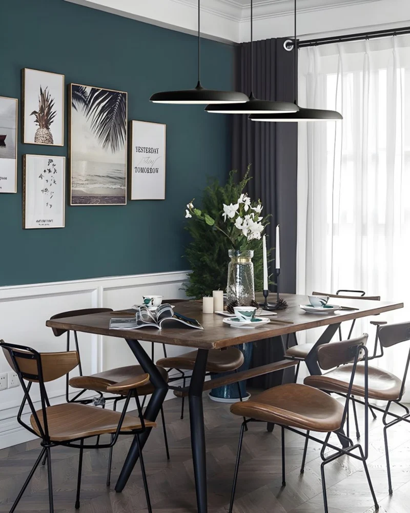 Ronde Hanglamp met Zachte Lichtverspreiding Zwart Grijs Groen Roze Wit Oranje ø25cm ø40cm Modern Scandinavisch Design voor Eetkamer Woonkamer Werkplek | Sansoti