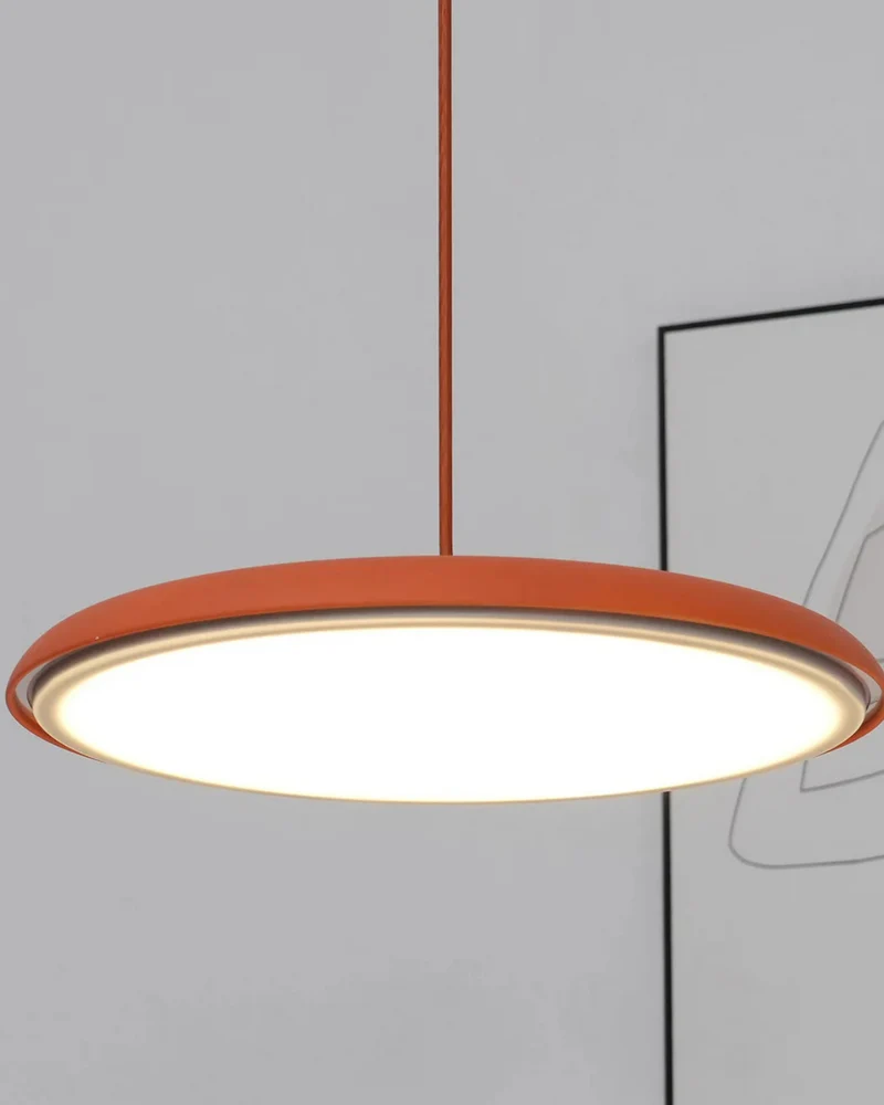 Ronde Hanglamp met Zachte Lichtverspreiding Zwart Grijs Groen Roze Wit Oranje ø25cm ø40cm Modern Scandinavisch Design voor Eetkamer Woonkamer Werkplek | Sansoti