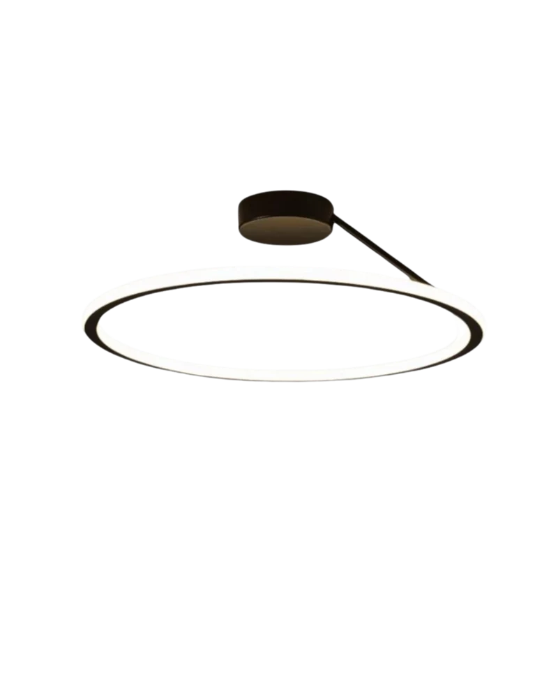 Moderne Plafondlamp Ring Minimalistisch Design Zwart Wit Goud S M L Dimbaar LED Sfeerverlichting Woonkamer Slaapkamer Eetkamer Scandinavische Stijl | Sansoti