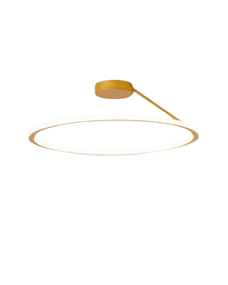 Moderne Plafondlamp Ring Minimalistisch Design Zwart Wit Goud S M L Dimbaar LED Sfeerverlichting Woonkamer Slaapkamer Eetkamer Scandinavische Stijl | Sansoti