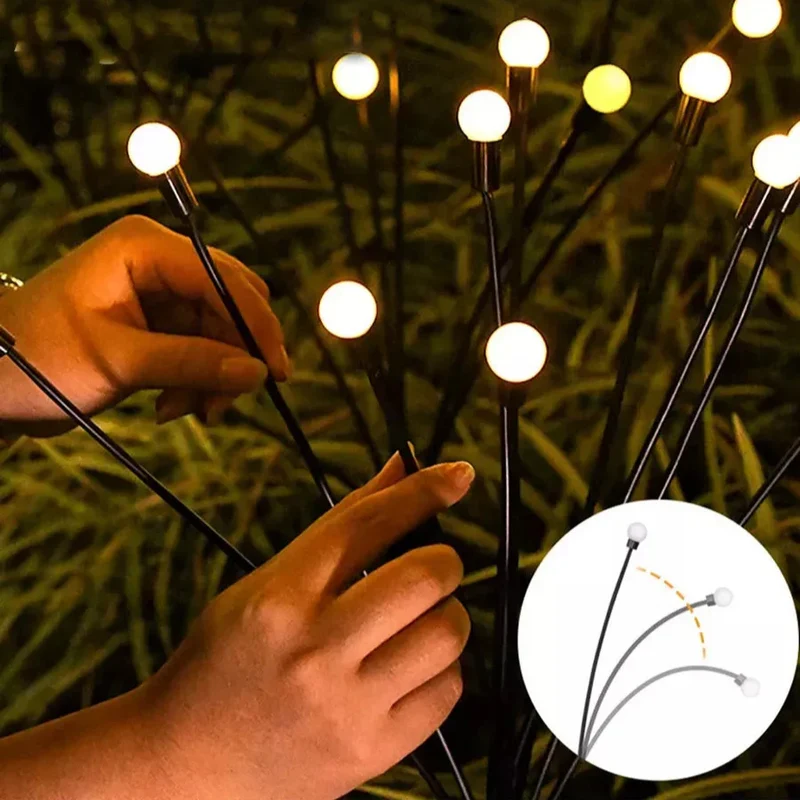 Vuurvlieg Tuinlamp Zonne-energie 20 LED Warm Wit Buitenlamp | Sansoti