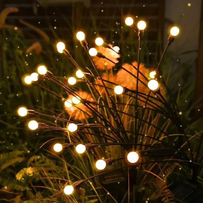 Vuurvlieg Tuinlamp Zonne-energie 20 LED Warm Wit Buitenlamp | Sansoti
