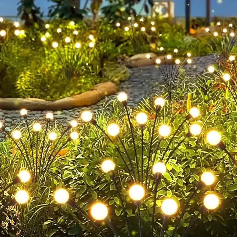 Vuurvlieg Tuinlamp Zonne-energie 20 LED Warm Wit Buitenlamp | Sansoti