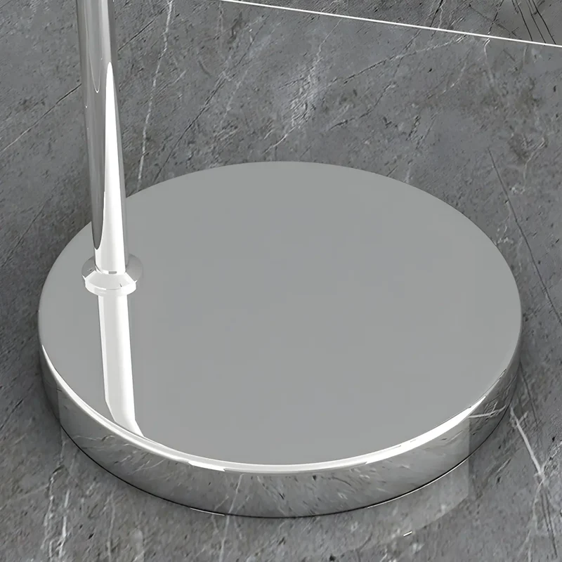 Booglamp Vloerlamp Chroom Zwart Zilver Verstelbaar 180cm E27 Woonkamer Modern | Sansoti