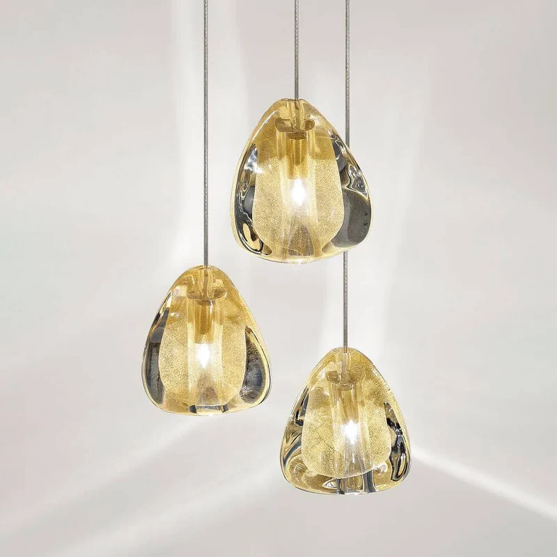 Terzani Mizu Design 3er-Hängelampe Ø 22cm