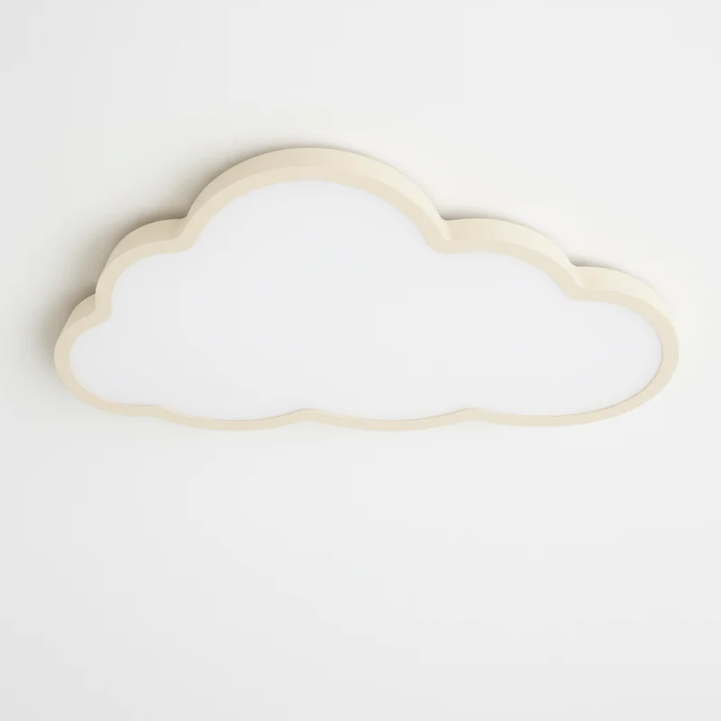 Plafondlamp Wolk Kinderkamer LED 3000K Acryl 40cm Warm Wit Babykamer Plafonnière Wolkvorm Sfeerlamp Kinderlamp | Sansoti
