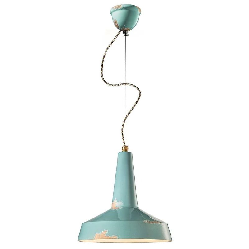 Ferroluce Vague-Vintage Hängeleuchte aus Keramik Ø 35cm