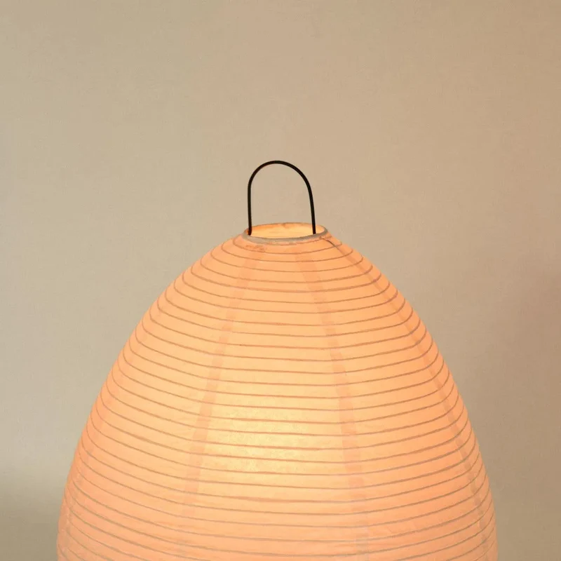 Tafellamp Rijstpapier Japans Minimalistisch 28cm Metalen Frame Sfeerverlichting Wit | Sansoti