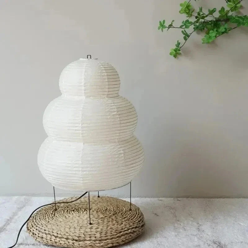 Vloerlamp Rijstpapier Japans Design Wit 40cm Sfeerverlichting Woonkamer Slaapkamer | Sansoti