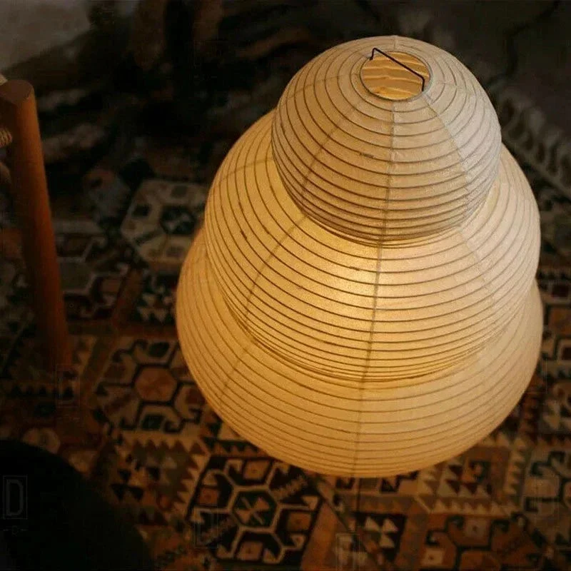 Vloerlamp Rijstpapier Japans Design Wit 40cm Sfeerverlichting Woonkamer Slaapkamer | Sansoti