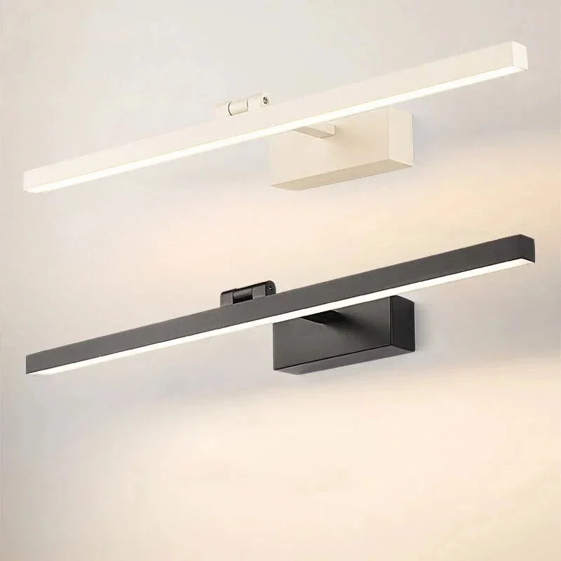 Spiegellamp LED Badkamer Waterdicht Zwart Zilver 40cm tot 110cm Spiegelverlichting | Sansoti