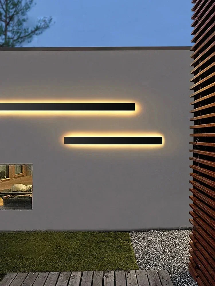 LED Wandlamp Buiten Binnen IP65 Waterdicht 30cm tot 120cm Minimalistisch Modern | Sansoti