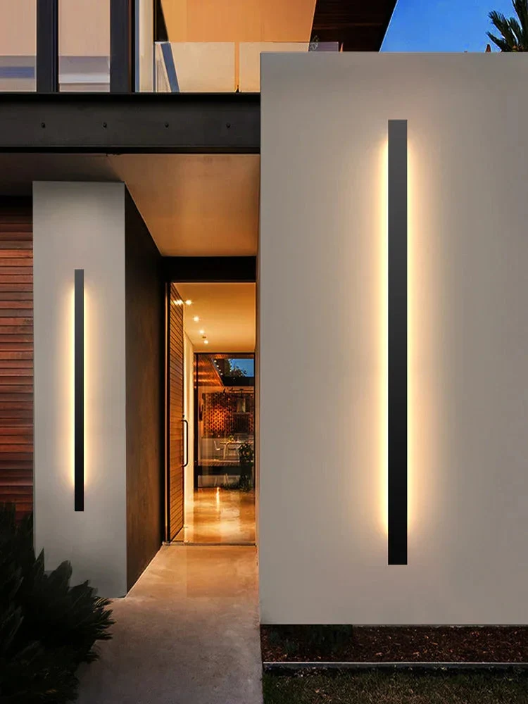 LED Wandlamp Buiten Binnen IP65 Waterdicht 30cm tot 120cm Minimalistisch Modern | Sansoti