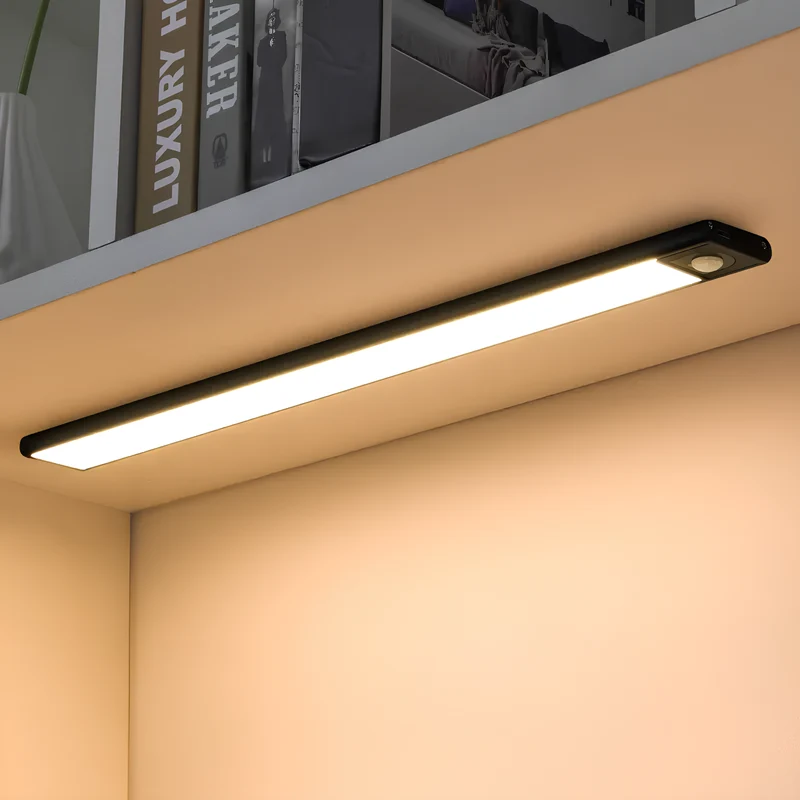 Bewegingssensor Lamp Draadloos ABS Compact Hal Trap Kast Nachtlamp Automatisch Licht USB Oplaadbaar | Sansoti