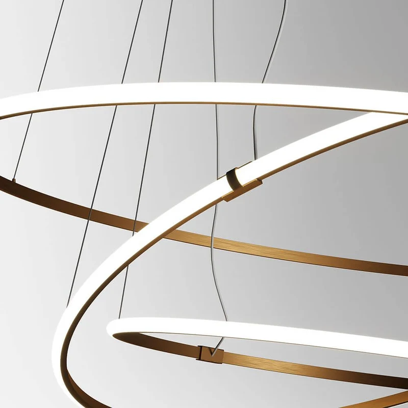 Fabbian Olympic Power LED-Hängeleuchte 3-flammig