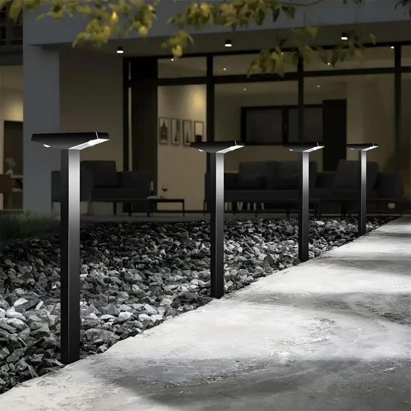 Zonne Lamp Buiten 4 Stuks Waterdicht IP65 Tuinpad Terras 60cm | Sansoti