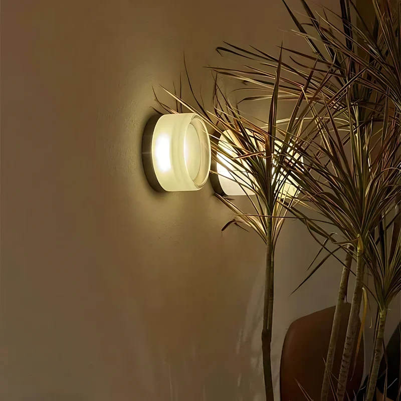 Wandlamp Met Sensor LED Dimpled Acryl Modern Nachtlamp 13,5cm | Sansoti