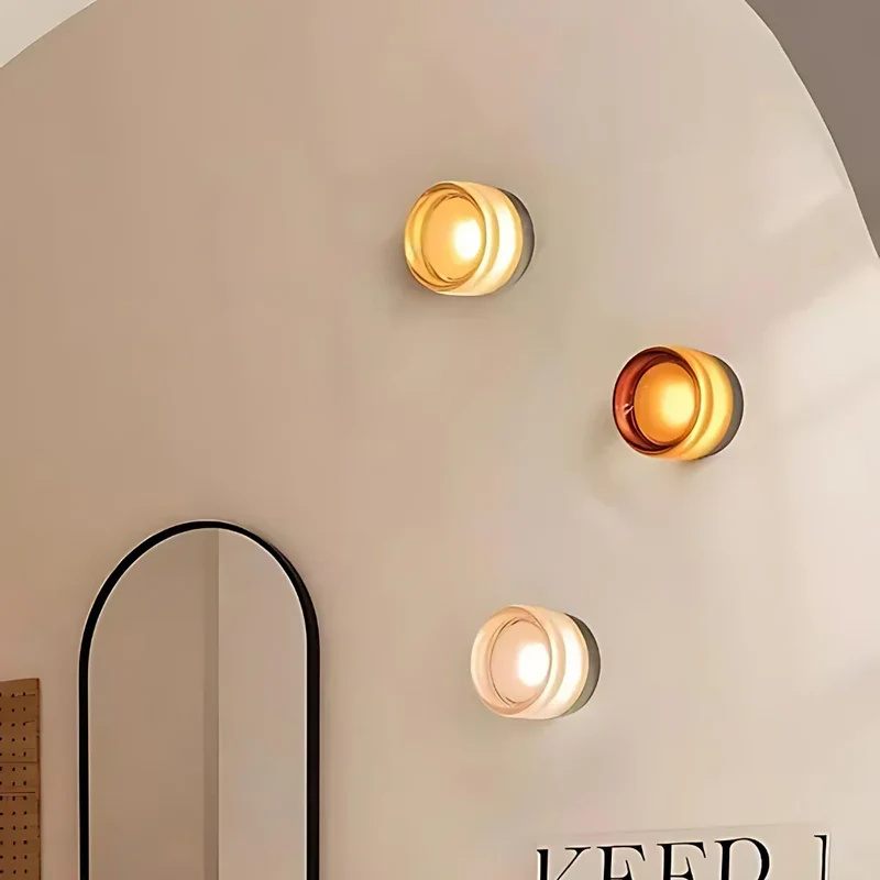 Wandlamp Met Sensor LED Dimpled Acryl Modern Nachtlamp 13,5cm | Sansoti