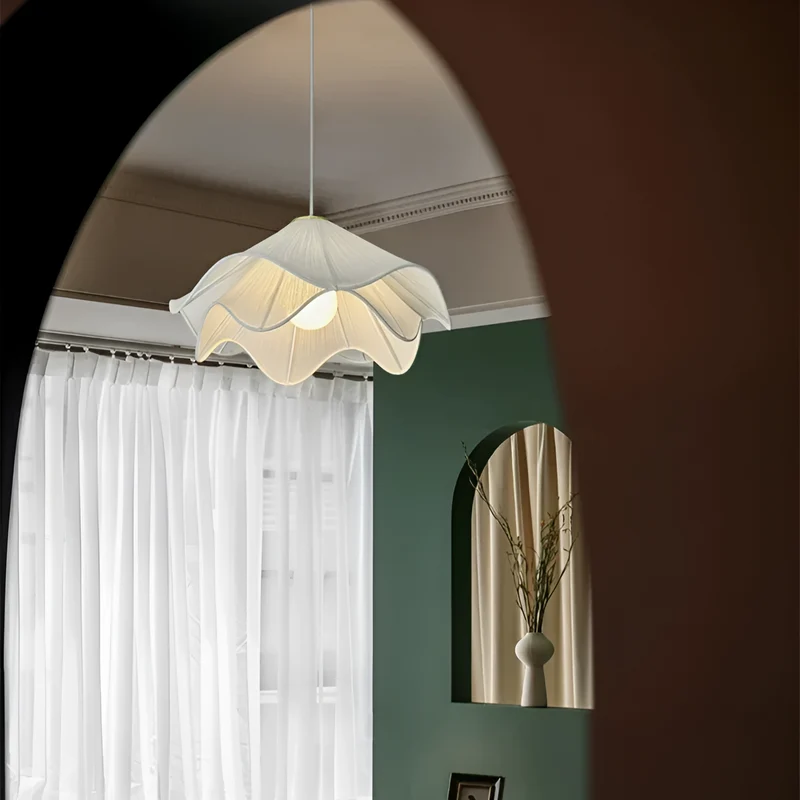 Hanglamp Japandi Stof Rond Scandinavisch Design E27 40-80cm Warm Licht | Sansoti