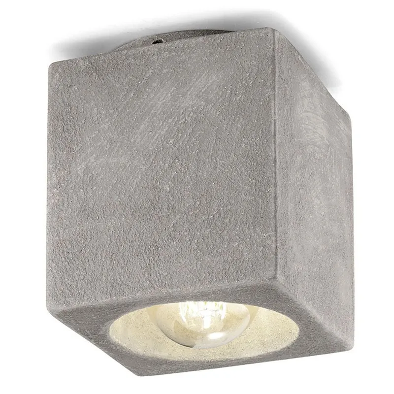 Ferroluce Vintage Deckenleuchte aus Keramik 15cm