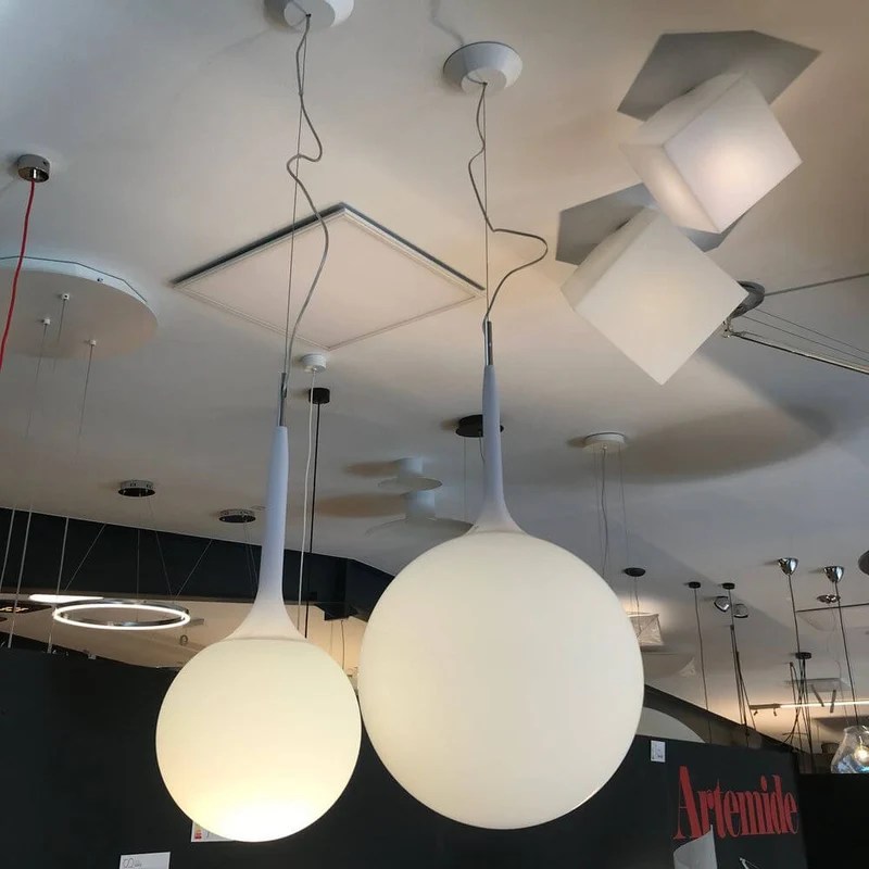 Artemide Castore Glas Pendelleuchte