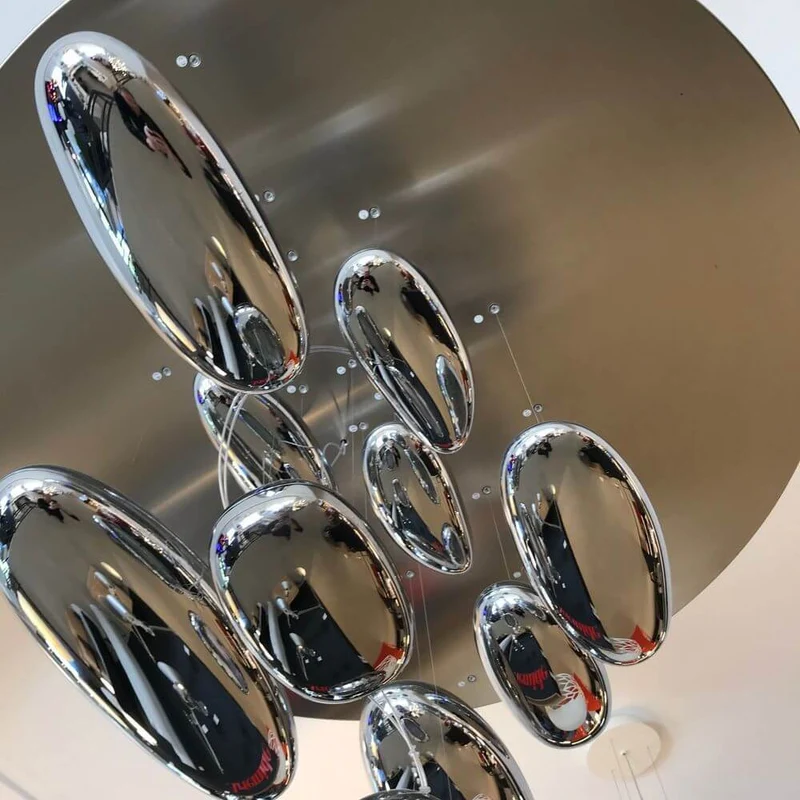 Artemide Mercury Sospensione LED Hängelampe Ø 110cm Chrom