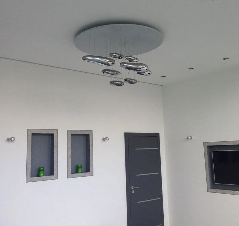 Artemide Mercury Sospensione LED Hängelampe Ø 110cm Chrom
