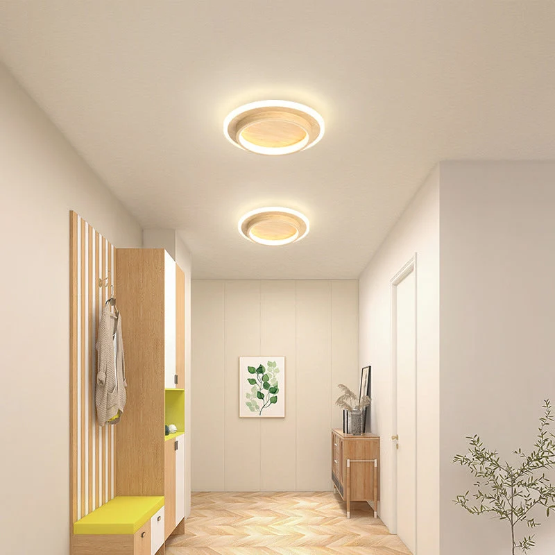Plafondlamp Rond LED Modern Halo Design Metaal Acryl Flush Mount | Sansoti