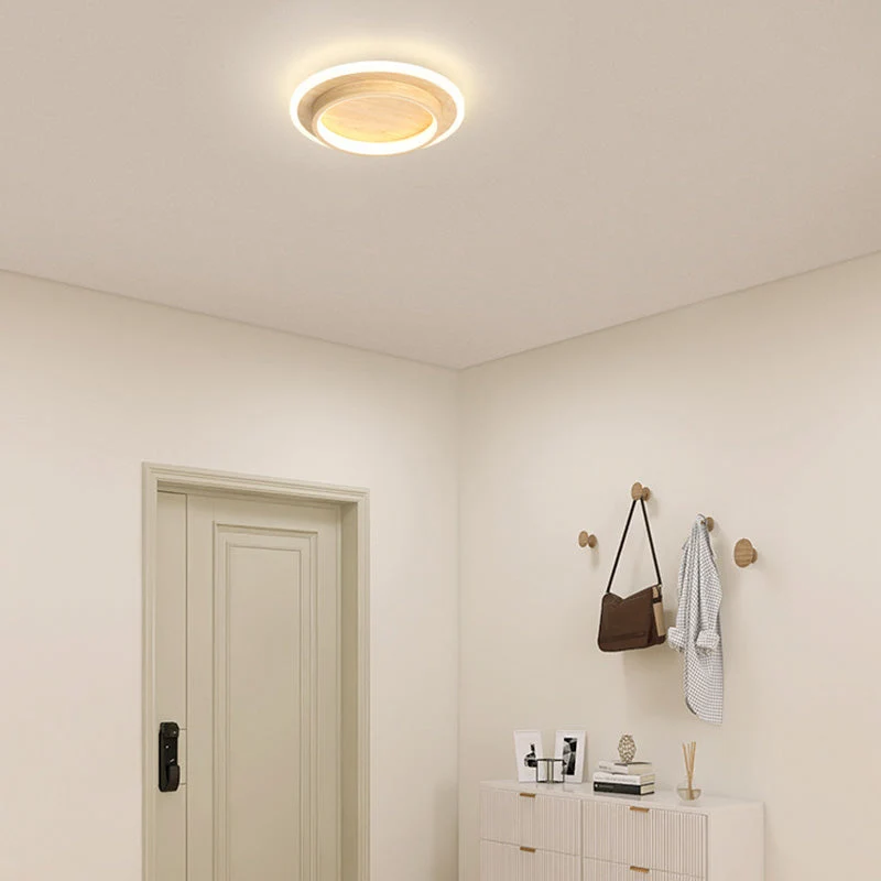 Plafondlamp Rond LED Modern Halo Design Metaal Acryl Flush Mount | Sansoti