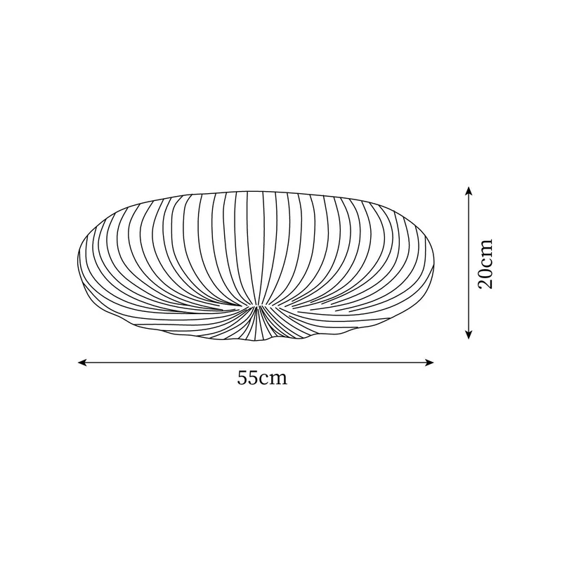 Plafondlamp Dimbaar Afstandsbediening LED Metaal Acryl Woonkamer Slaapkamer Modern | Sansoti