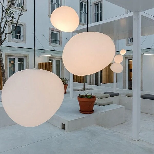 Hanglamp Handgeblazen Glas Minimalistisch Melkwit Woonkamer Eetkamer E27 Warm Wit | Sansoti