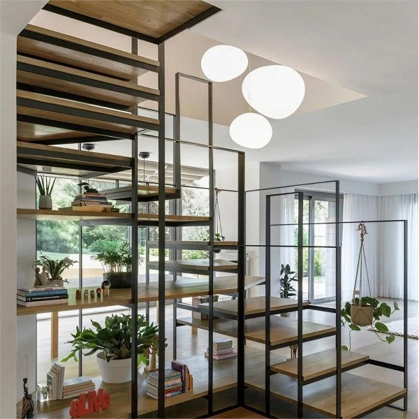 Hanglamp Handgeblazen Glas Minimalistisch Melkwit Woonkamer Eetkamer E27 Warm Wit | Sansoti