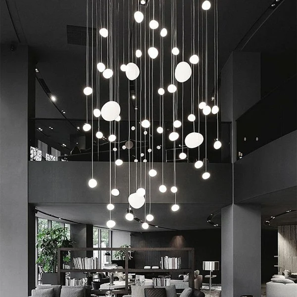 Hanglamp Handgeblazen Glas Minimalistisch Melkwit Woonkamer Eetkamer E27 Warm Wit | Sansoti
