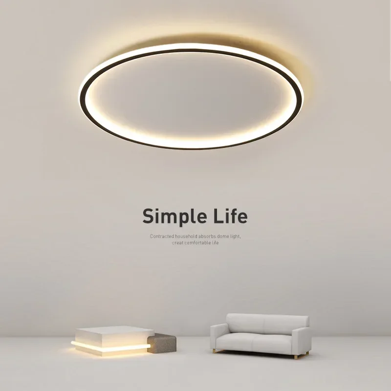 Plafondlamp Rond Scandinavisch Design LED Metaal Aluminium Modern Woonkamer | Sansoti