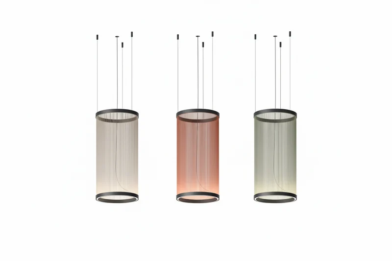 Hanglamp Cluster Staal Aluminium Rood Groen Crème Woonkamer Eetkamer Hal Getrapt Multi-Pendant Messing | Sansoti