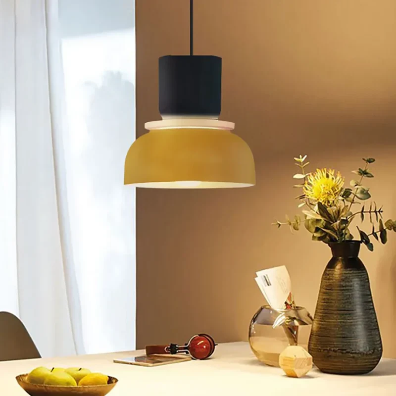 Hanglamp Acryl Kleurblok Macaron Scandinavisch Nordic E27 18-29cm Pastel Woonkamer Eetkamer | Sansoti