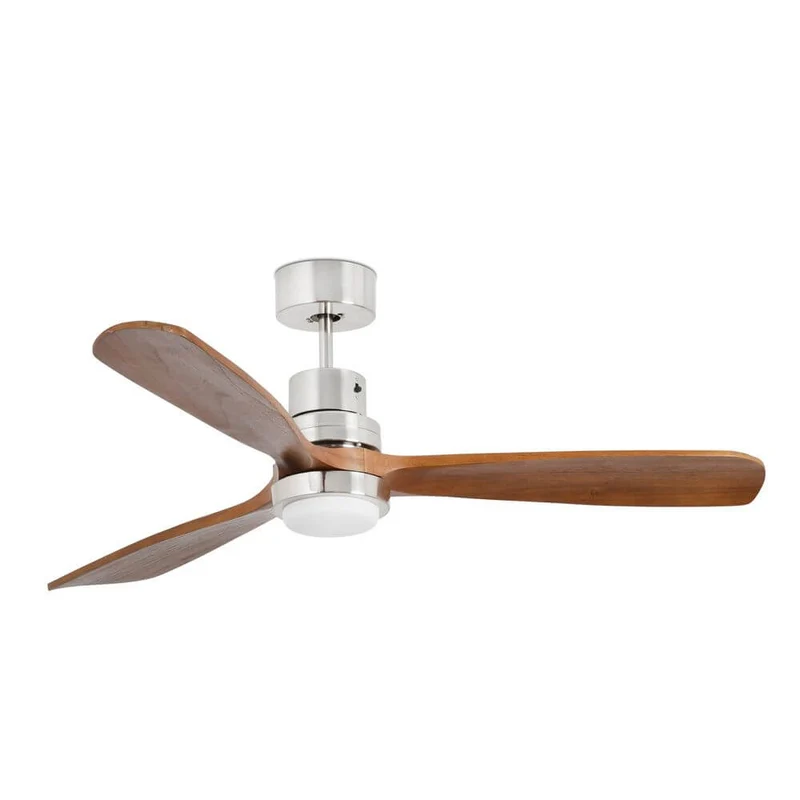 LED Deckenventilator Lantau Ø 132cm Nickel-Matt