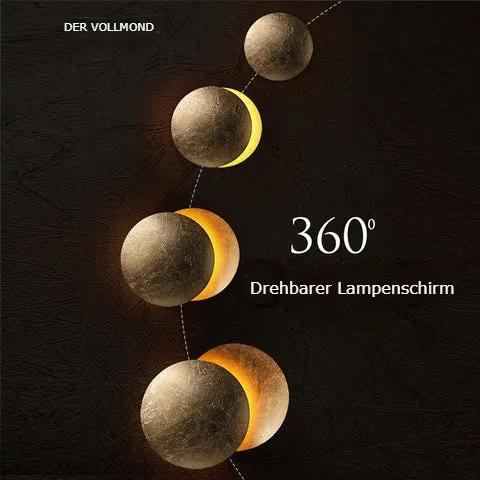 Wandlamp Eclips Design LED Metaal IJzer 20-25cm Sfeerlamp Schaduw Decoratief Woonkamer Modern | Sansoti
