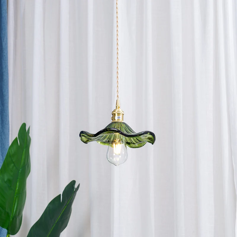 Hanglamp Glas Bloem LED Design Pendellamp Wit Woonkamer Slaapkamer Eetkamer Sfeerverlichting | Sansoti
