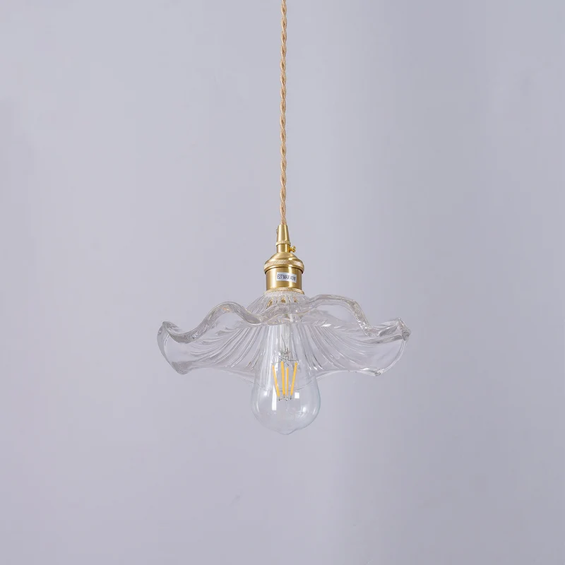Hanglamp Glas Bloem LED Design Pendellamp Wit Woonkamer Slaapkamer Eetkamer Sfeerverlichting | Sansoti