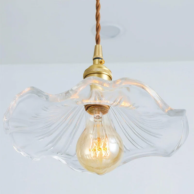 Hanglamp Glas Bloem LED Design Pendellamp Wit Woonkamer Slaapkamer Eetkamer Sfeerverlichting | Sansoti